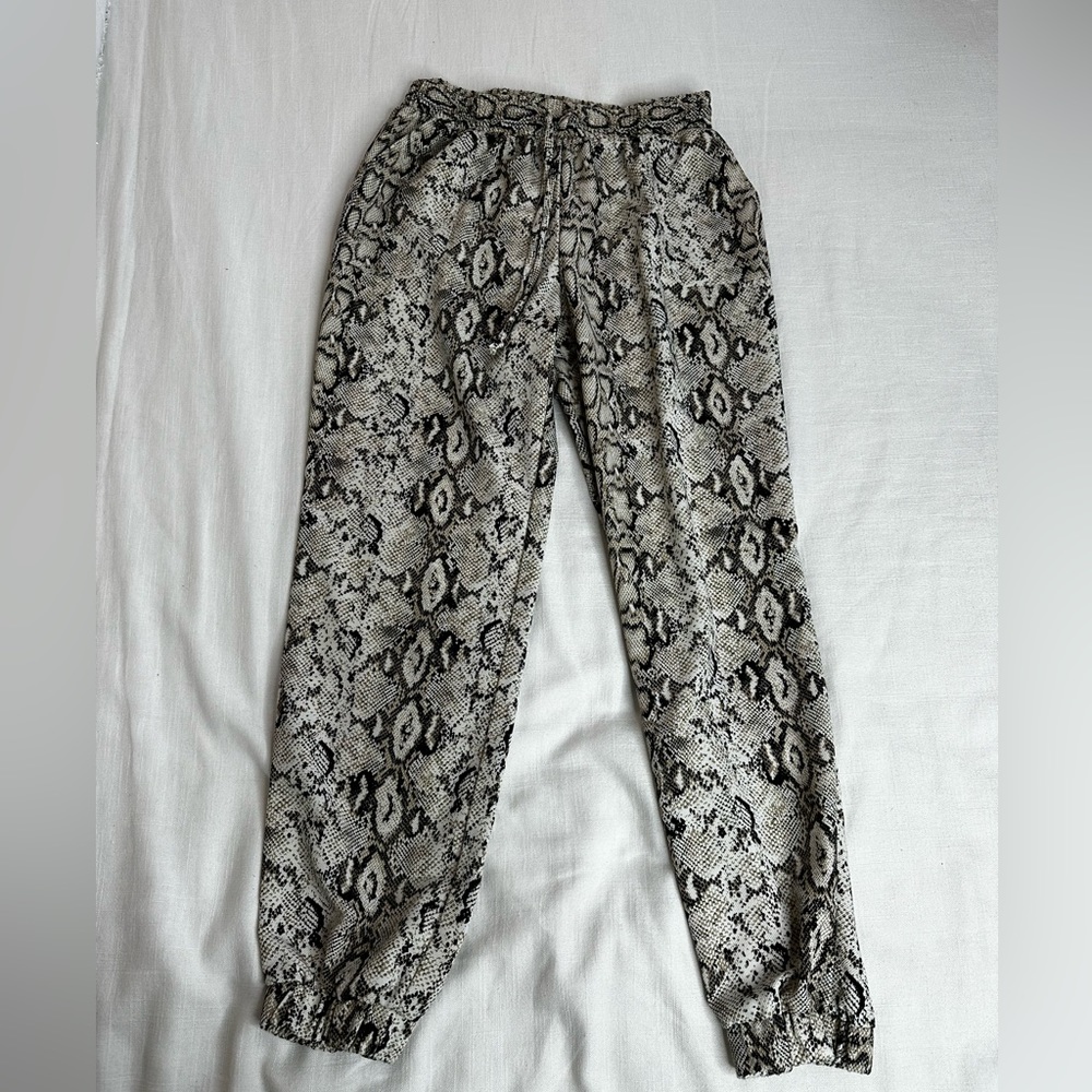 Joe B by Joe Benbasset Snake Print Jogger Pants